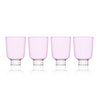Stemless Wine Glasses – Modern Colored Drinkware Set Featured by Forbes