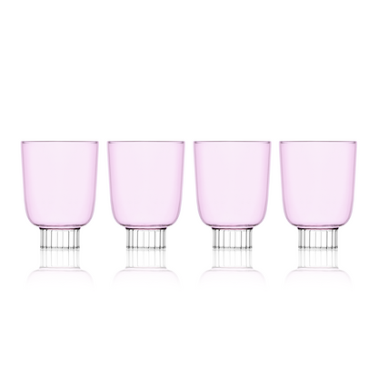 Stemless Wine Glasses – Modern Colored Drinkware Set Featured by Forbes