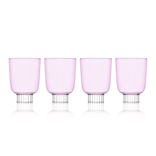 Stemless Wine Glasses – Modern Colored Drinkware Set Featured by Forbes
