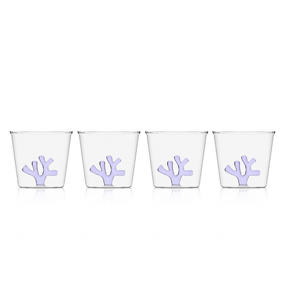 Sprezz Colored Tumbler Glasses – Set of Mix & Match Pastel Drinkware