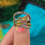 Sunflower Jewel Candle with Hidden Surprise Ring | Fragrant Jewels Floral Collection
