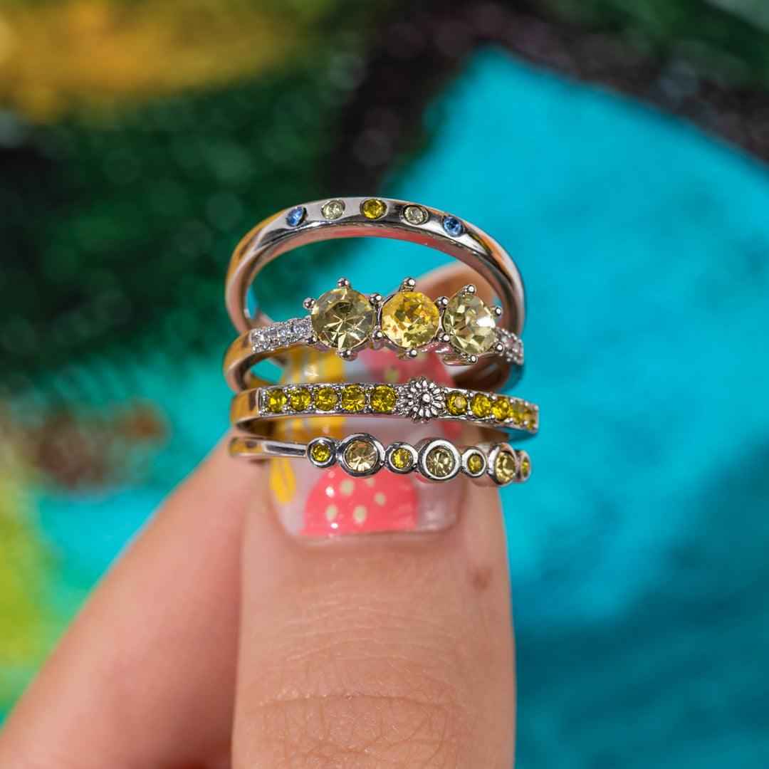Sunflower Jewel Candle with Hidden Surprise Ring | Fragrant Jewels Floral Collection