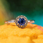 Sunflower Jewel Candle with Hidden Surprise Ring | Fragrant Jewels Floral Collection