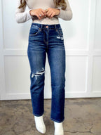 Wendy Cropped Straight Leg Jeans – Risen Denim