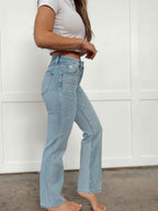 Cara Tummy Control Straight Leg Jeans – High Waisted Denim Jeans