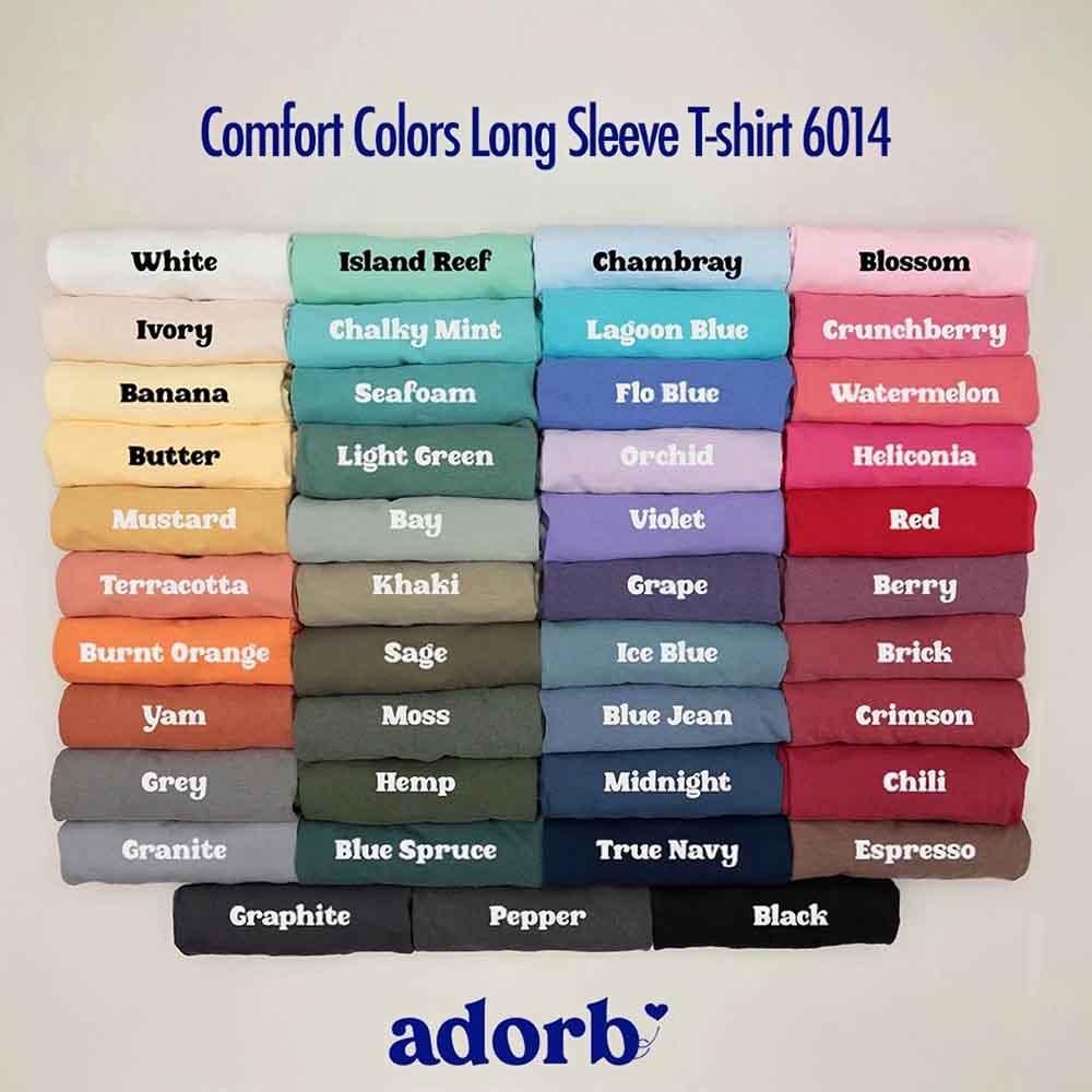 ’Tis The Season Comfort Colors Long Sleeve Christmas Shirt – Holiday Tee