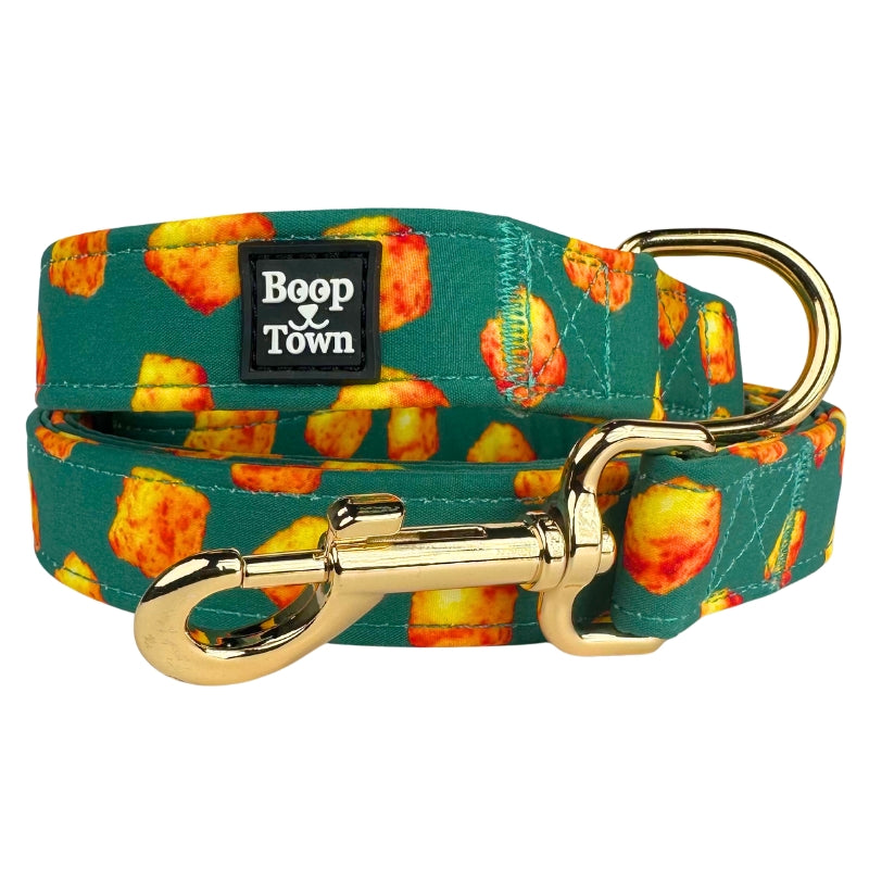 Boop Town Dog Leash – 5ft Soft Cotton Leash with Durable Metal Hardware