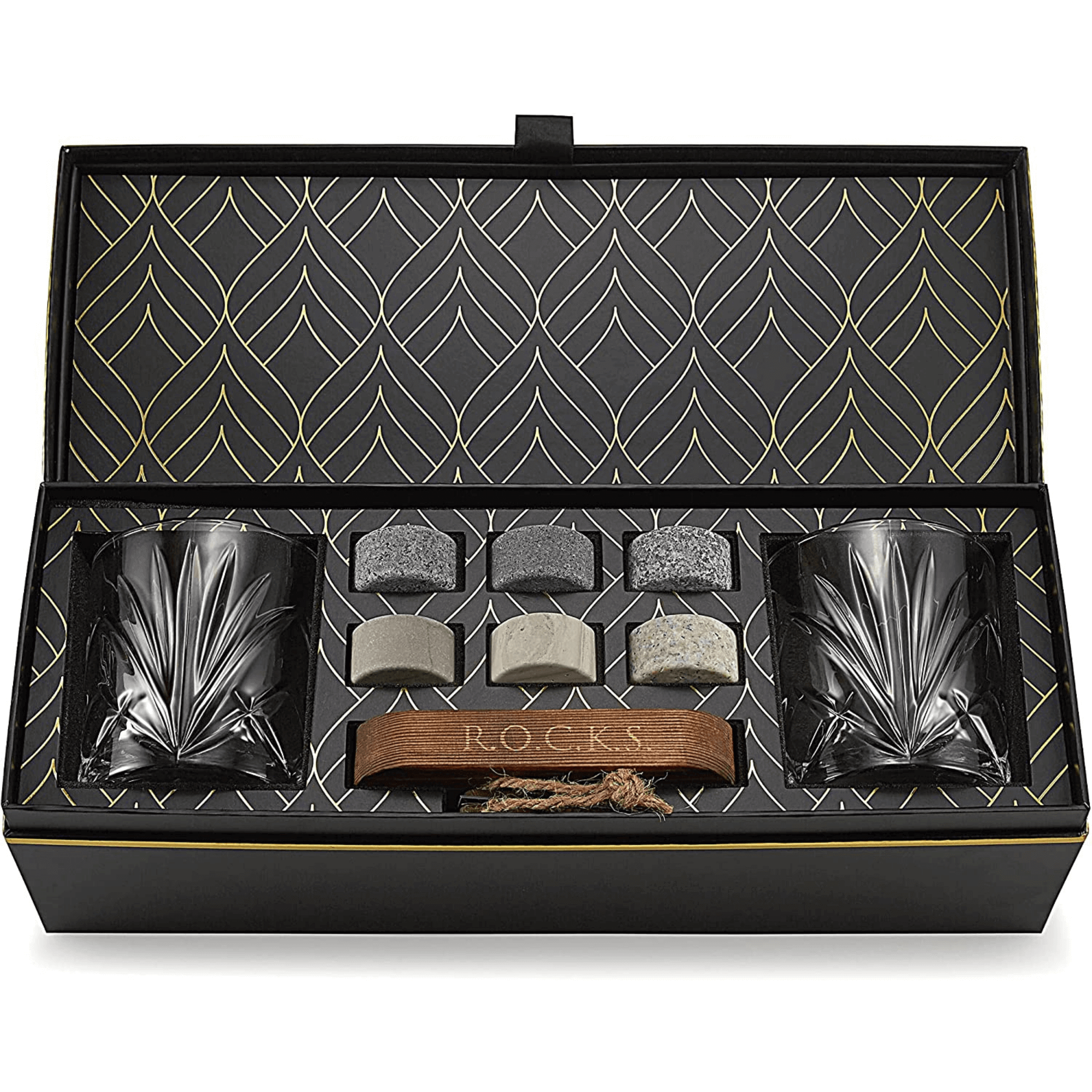 The Connoisseur's Set - Whiskey Gift Set with Palm Glasses