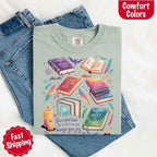 Velaris Comfort Colors T-shirt featuring a fantasy-inspired book lover graphic with magical celestial styling for fantasy romance readers and Bat Boys fans in Bay.