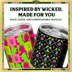 Officially licensed Wicked pink 12 oz stainless steel insulated camp mug with sip-through lid and gift-ready packaging.