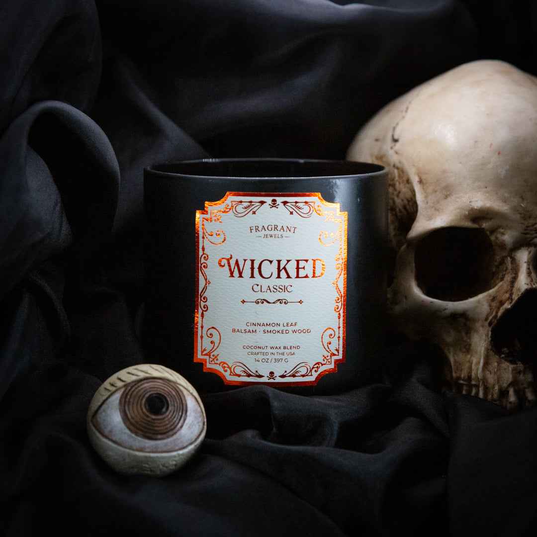 Wicked Classic 2.0 Jewel Candle with Hidden Surprise Ring | Fragrant Jewels Halloween Collection