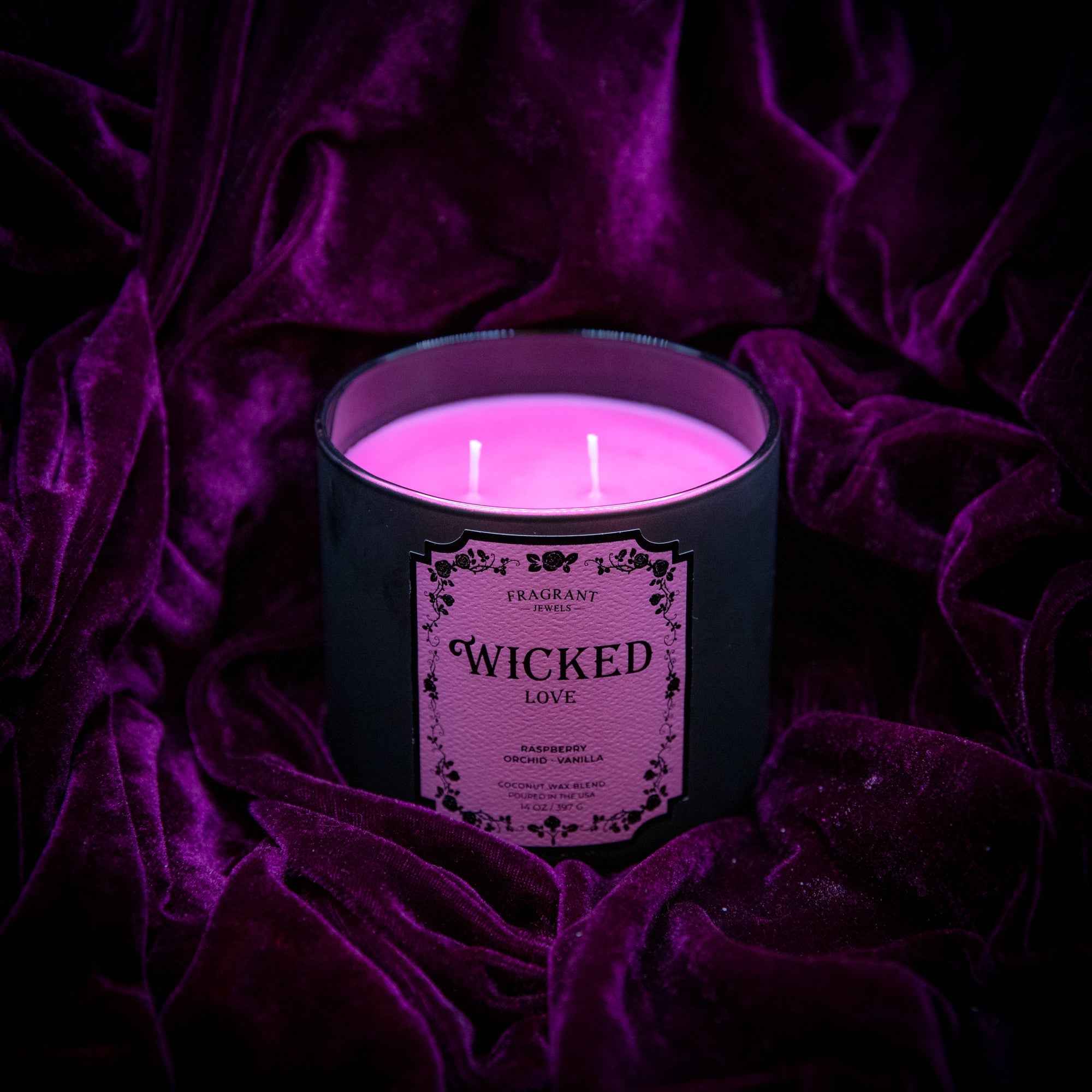 Wicked Love Jewel Candle with Hidden Surprise Ring | Fragrant Jewels Valentine's Collection