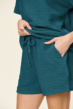 Cameron Textured Set in French Blue