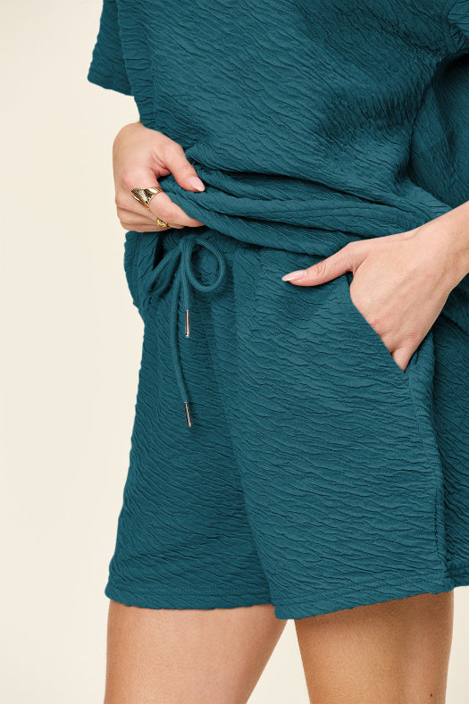 Cameron Textured Set in French Blue