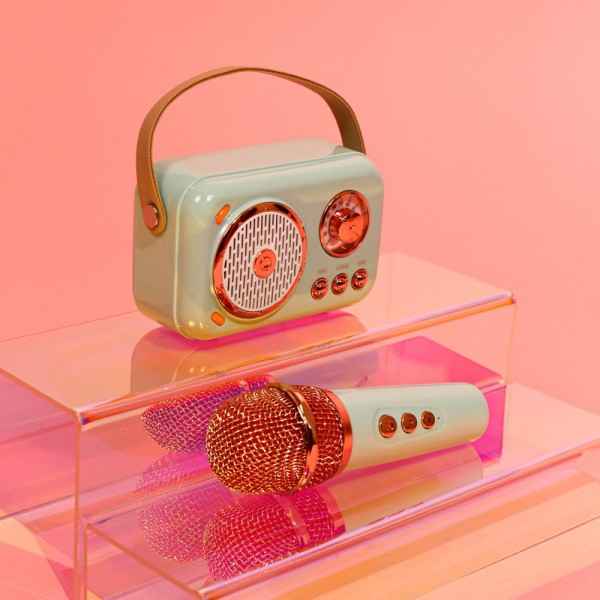 Mini Karaoke Machine – Portable Bluetooth Karaoke Speaker