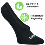Bamboo Sports Super Low Cut No Show Bamboo Rayon Socks – Breathable Moisture Wicking 4 Pack