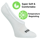 Bamboo Sports Super Low Cut No Show Bamboo Rayon Socks – Breathable Moisture Wicking 4 Pack