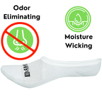 Bamboo Sports Super Low Cut No Show Bamboo Rayon Socks – Breathable Moisture Wicking 4 Pack
