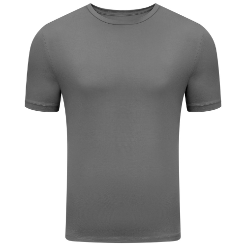 T-shirt à col rond en rayonne de bambou pour homme