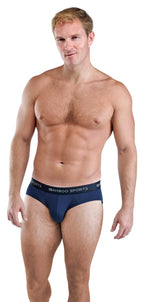 Slips homme en rayonne de bambou sans braguette, disponibles dans toutes les tailles et en 3 couleurs, lot de 4