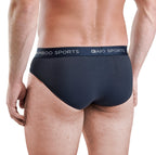 Slips homme en rayonne de bambou sans braguette, disponibles dans toutes les tailles et en 3 couleurs, lot de 4