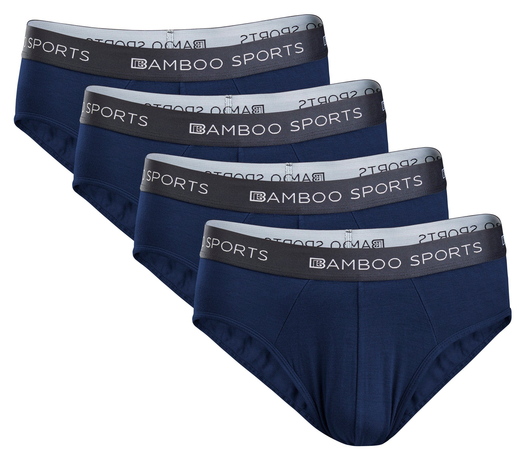Slips homme en rayonne de bambou sans braguette, disponibles dans toutes les tailles et en 3 couleurs, lot de 4