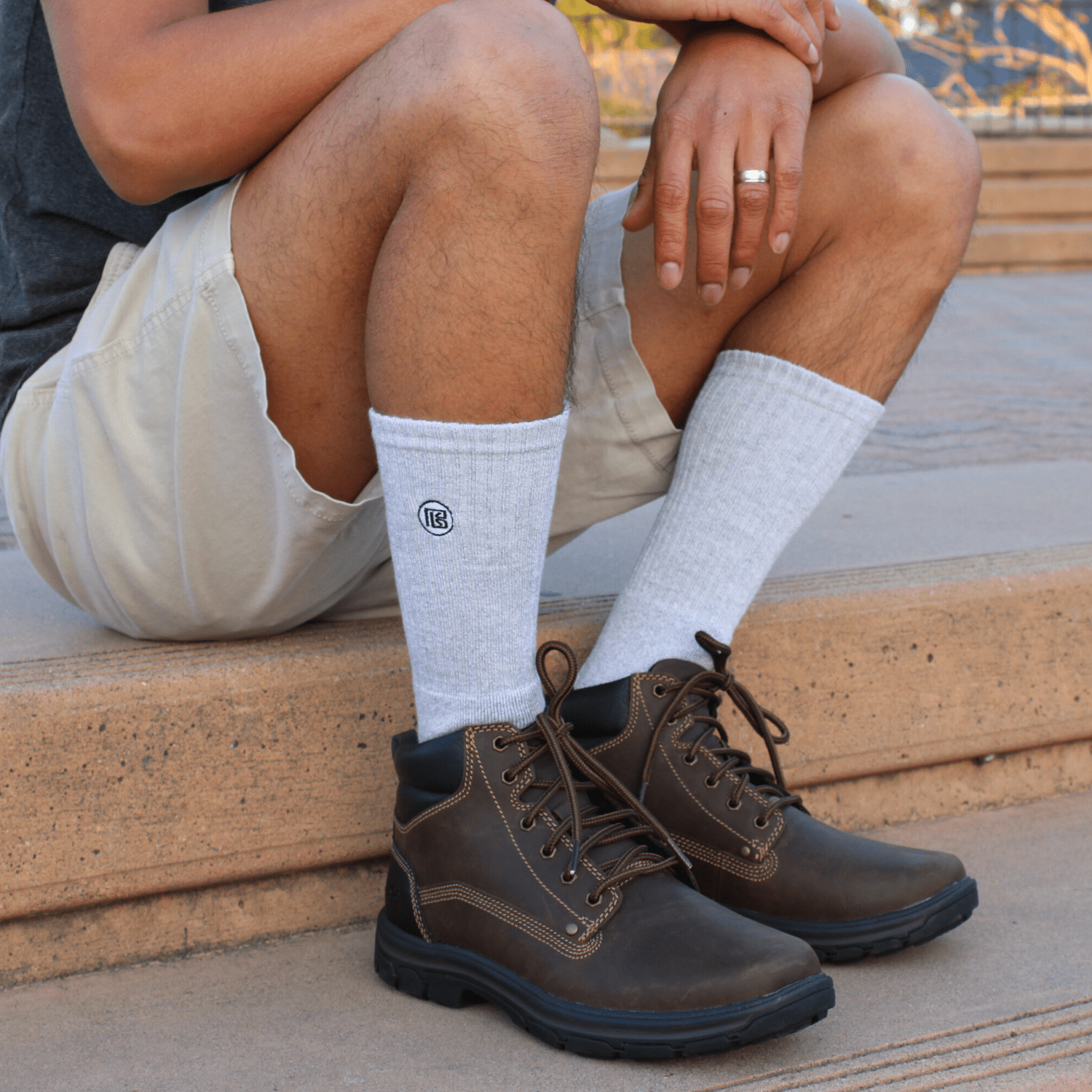 Premium Bamboo Rayon Crew Socks