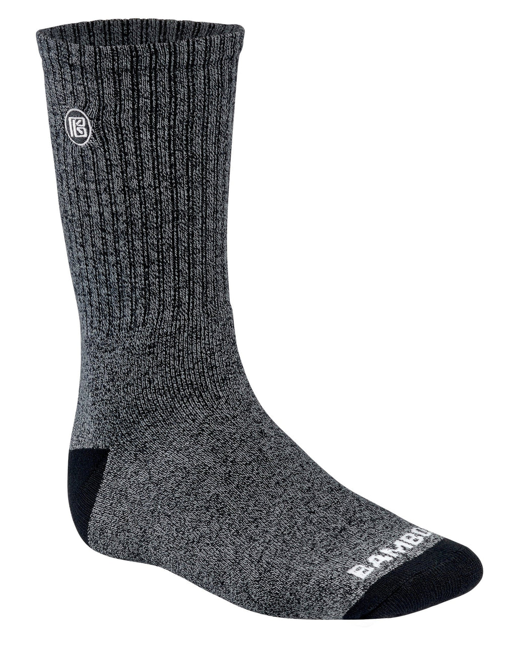 Premium Bamboo Rayon Crew Socks | Moisture-Wicking Cushioned Work & Hiking Socks