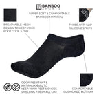 Bamboo Rayon Invisible No Show Socks – Ultra Soft Breathable Shoe Liners