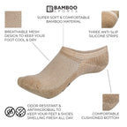 Bamboo Rayon Invisible No Show Socks – Ultra Soft Breathable Shoe Liners