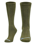 Chaussettes hautes en rayonne de bambou de qualité supérieure – Évacuant l'humidité et sans odeur, idéales pour la randonnée et les bottes (paquet de 2)