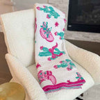 Western Whimsy Cozy Blanket – Soft Western Throw Blanket