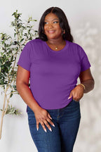 Renee Basic Round Neck T-Shirt – Soft Everyday Tee