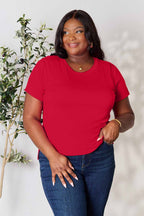 Renee Basic Round Neck T-Shirt – Soft Everyday Tee