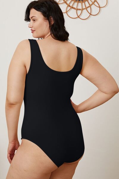 Basic Bae Square Neck Bodysuit – Sleeveless Stretch Fit
