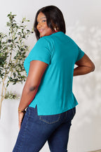 Renee Basic Round Neck T-Shirt – Soft Everyday Tee