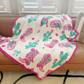Western Whimsy Cozy Blanket – Soft Western Throw Blanket