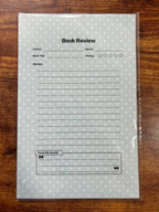 Book Review Notepad | Reading Journal, Book Club Gift (5.5x8.5)