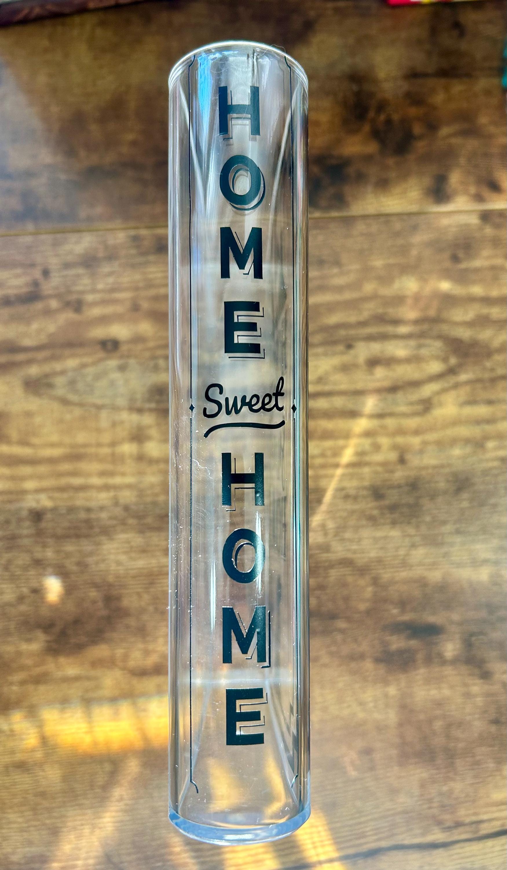 Home Sweet Home Acrylic Book Vase | Farmhouse Decor