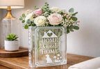 Home Sweet Home Acrylic Book Vase | Farmhouse Decor