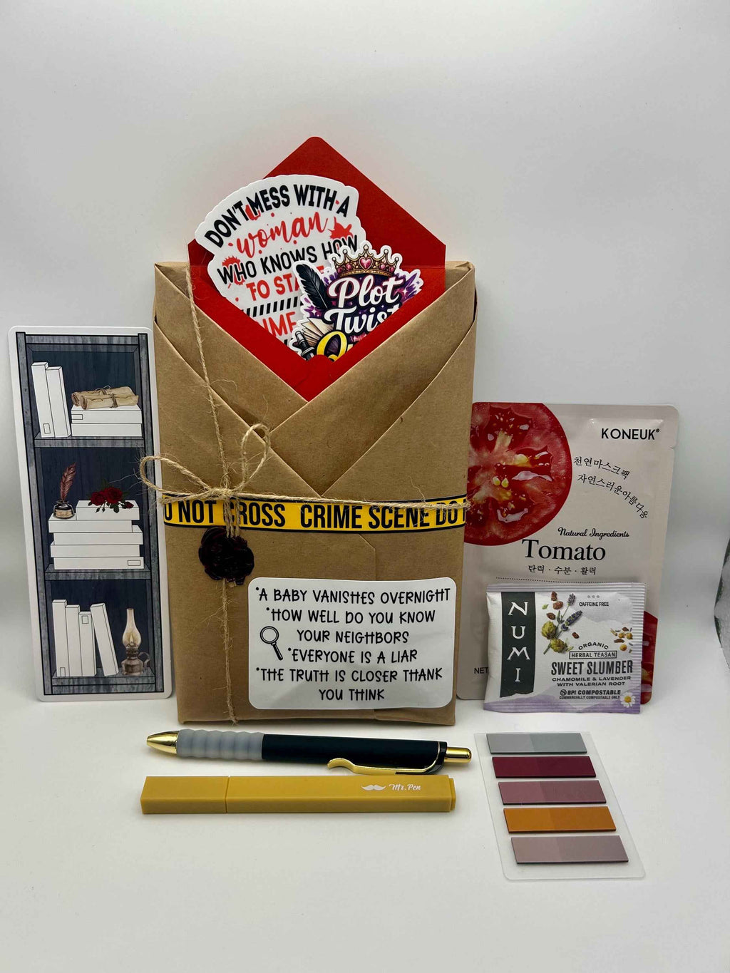Blind Date with a Book Box | Surprise Wrapped Book, Cozy Reading Accessories, Genre Selection