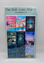 Custom Mini Book Cover Stickers | Reading Journal Tracker, BookTok Accessories