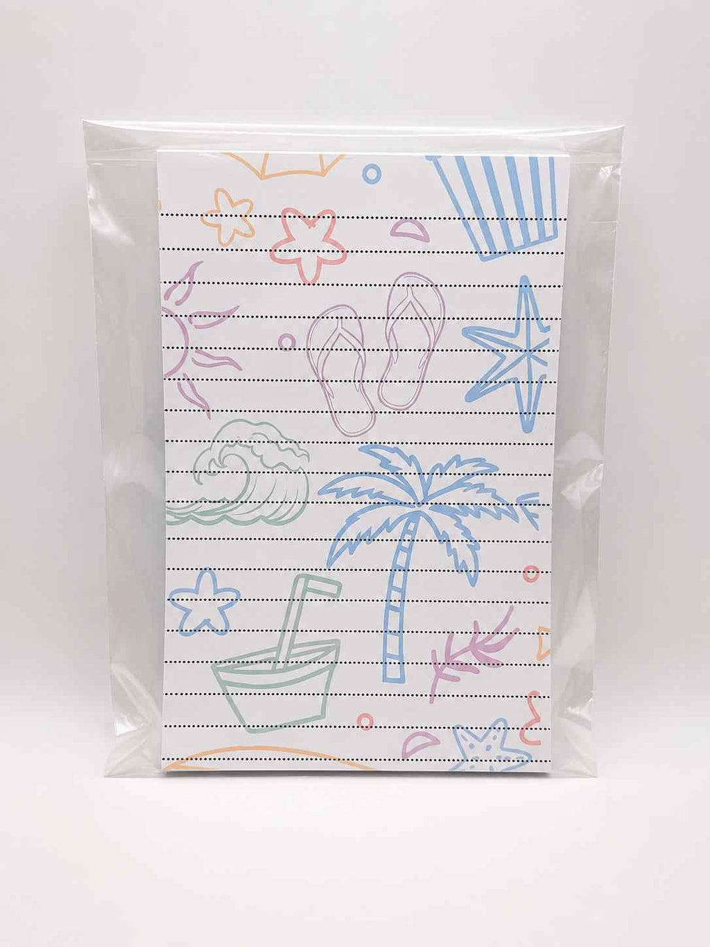 Beach Notepad | Cute Summer To Do List Pad | Shopping List Notepad | Gift for Teacher | 25 Page Notepad | Beach Lover Gift