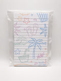 Beach Notepad | Cute Summer To Do List Pad | Shopping List Notepad | Gift for Teacher | 25 Page Notepad | Beach Lover Gift