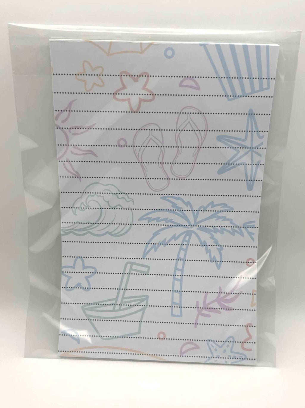 Beach Notepad | Cute Summer To Do List Pad | Shopping List Notepad | Gift for Teacher | 25 Page Notepad | Beach Lover Gift