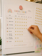 Each star strip contains five stars. The star strips can be cut to single stars and can be used for children's chore charts.