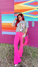 Pink Boot Scoot & Boogie Graphic Tee – Western Shirt
