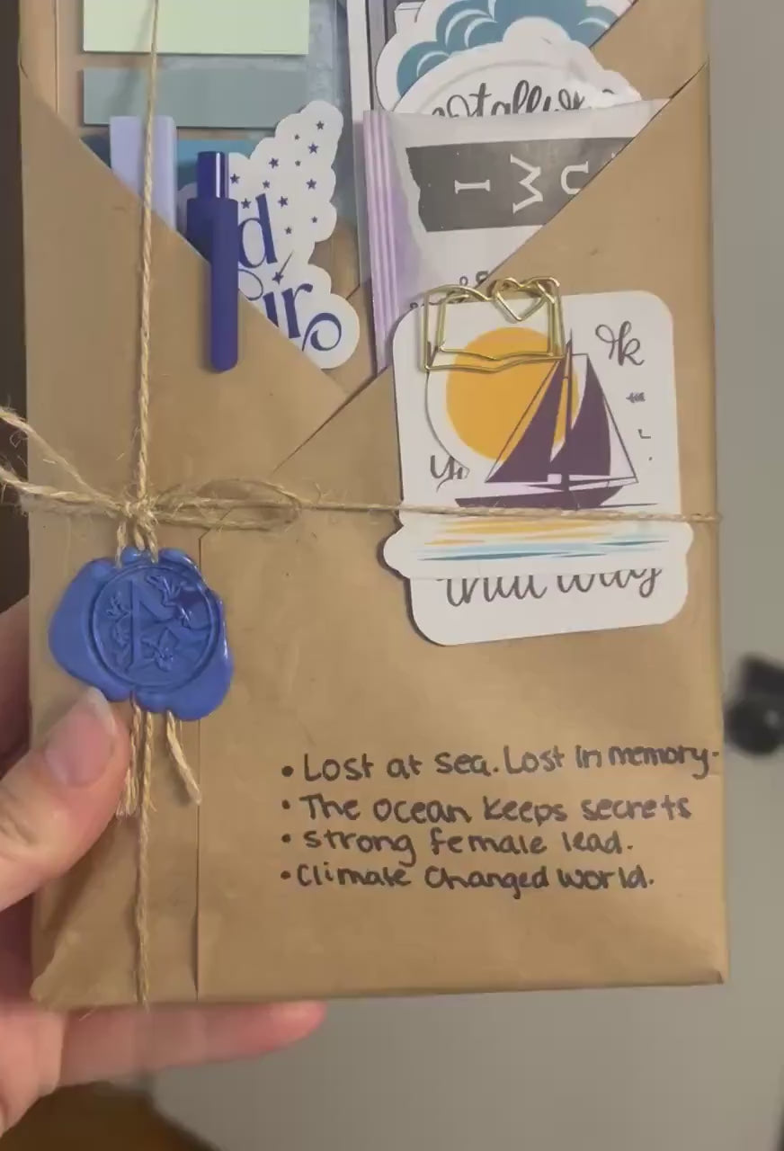 Blind Date with a Book Box | Surprise Wrapped Book, Cozy Reading Accessories, Genre Selection