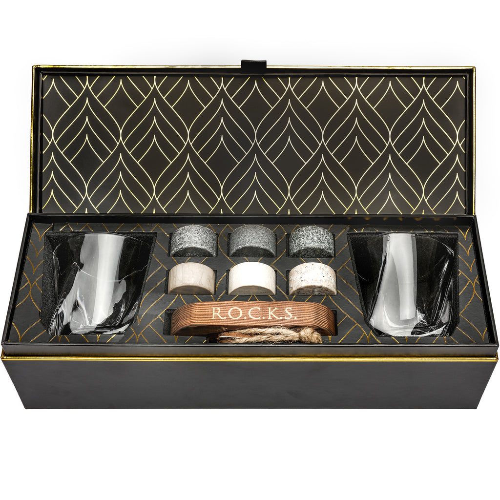 The Connoisseur's Set Whiskey Gift Set with Twist Glasses