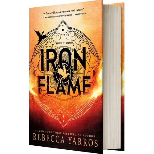 Iron Flame (The Empyrean Series, Book 2) Standard Edition Hardcover by Rebecca Yarros
